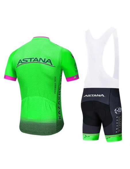 Conjunto corto de ciclismo Astana: comodidad y estilo para tus rutas