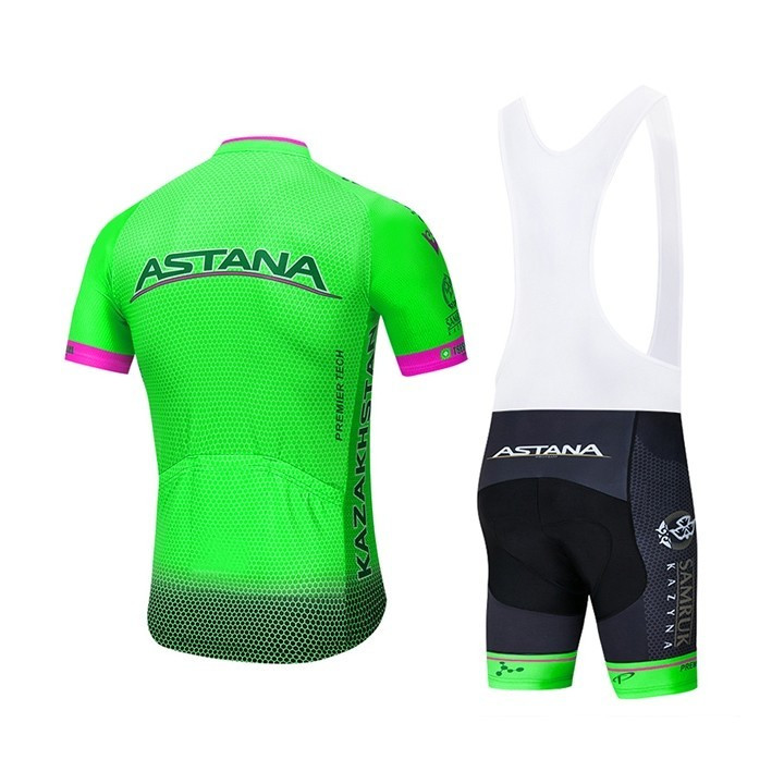 Conjunto corto de ciclismo Astana: comodidad y estilo para tus rutas
