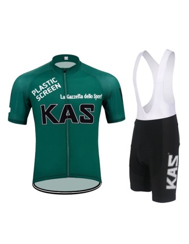 Conjunto de ciclismo corto Kas: comodidad y frescura para tus paseos