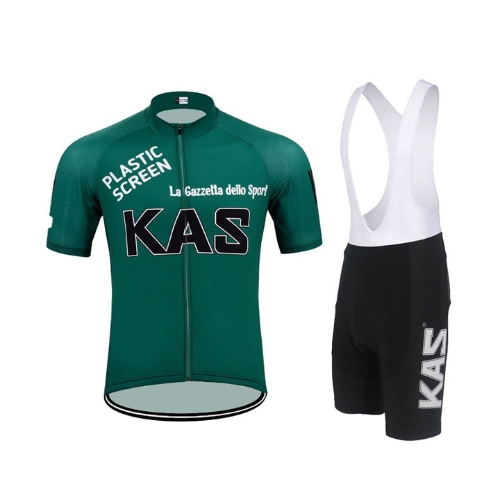 Conjunto de ciclismo corto Kas: comodidad y frescura para tus paseos