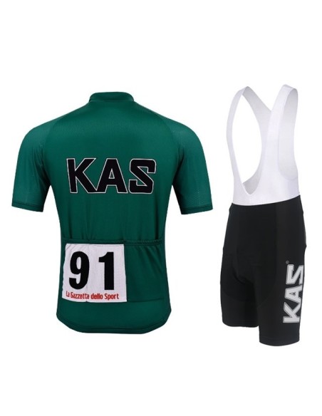 Conjunto de ciclismo corto Kas: comodidad y frescura para tus paseos