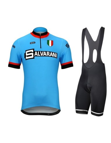 Conjunto corto de ciclismo Salvarani: comodidad y estilo para tus paseos