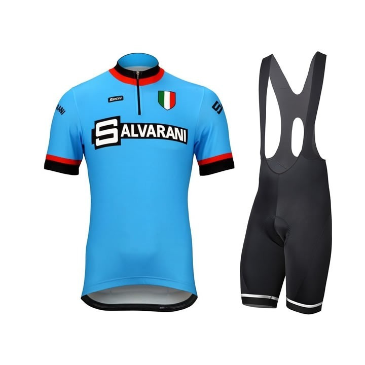 Conjunto corto de ciclismo Salvarani: comodidad y estilo para tus paseos
