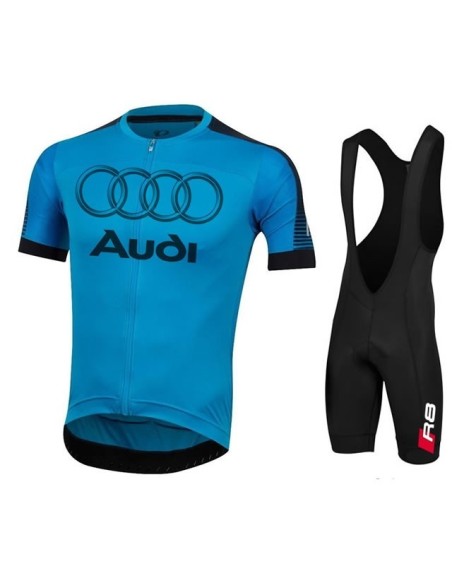 Conjunto corto de ciclismo Audi para disfrutar del verano en dos ruedas