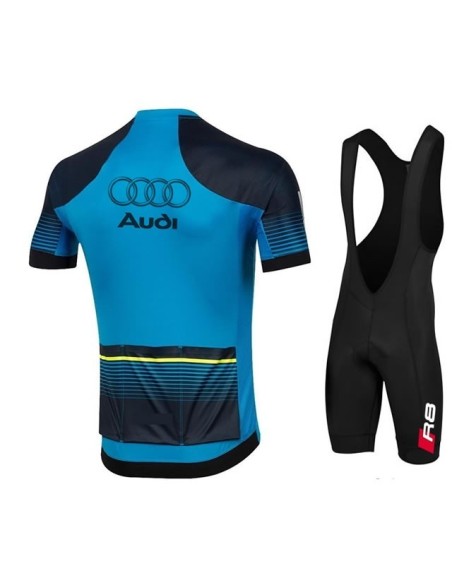 Conjunto corto de ciclismo Audi para disfrutar del verano en dos ruedas