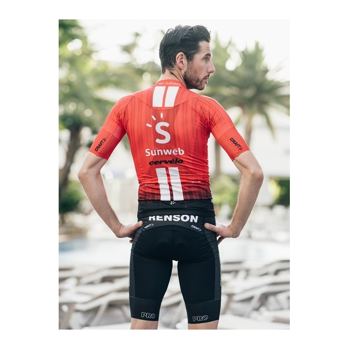 Conjunto corto de ciclismo Sunweb: comodidad y estilo para tus rutas