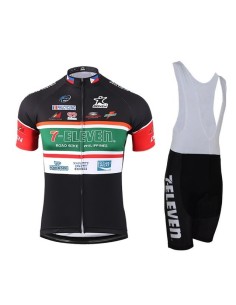 Conjunto corto de ciclismo 7 Eleven: comodidad y estilo para tus paseos