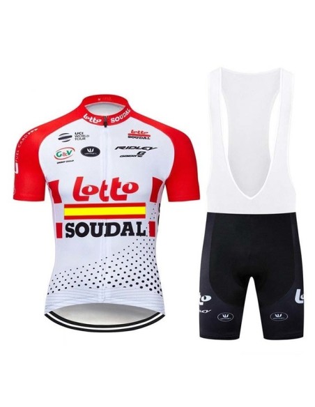 Conjunto corto de ciclismo Lotto: comodidad y estilo para tus paseos