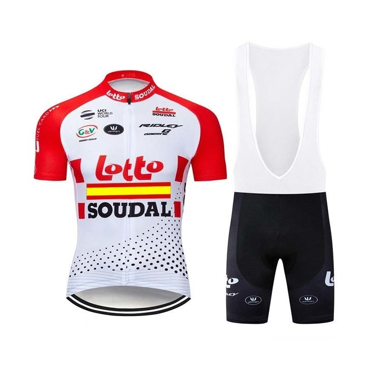 Conjunto corto de ciclismo Lotto: comodidad y estilo para tus paseos