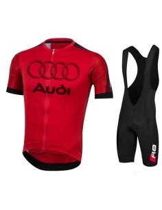 Conjunto corto de ciclismo Audi: comodidad y frescura para tus paseos