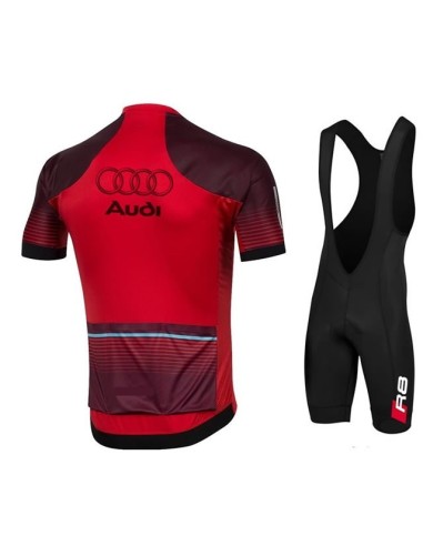 Conjunto corto de ciclismo Audi: comodidad y frescura para tus paseos