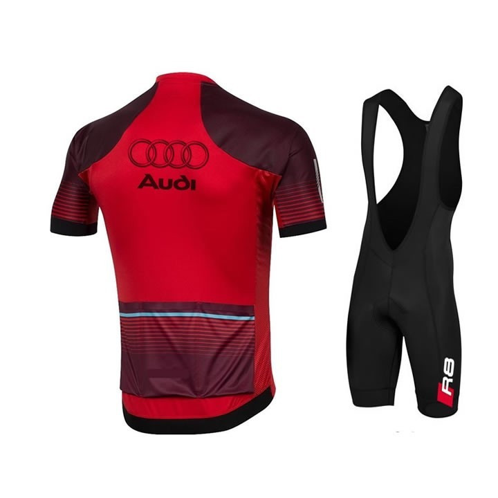 Conjunto corto de ciclismo Audi: comodidad y frescura para tus paseos