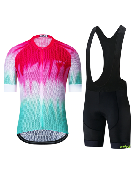 Conjunto de ciclismo corto Etixx: comodidad y frescura para tus rutas