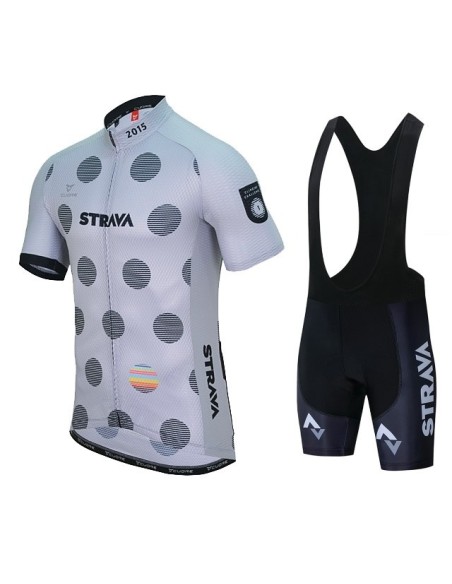 Conjunto de ciclismo corto Strava: comodidad y frescura para tus rutas