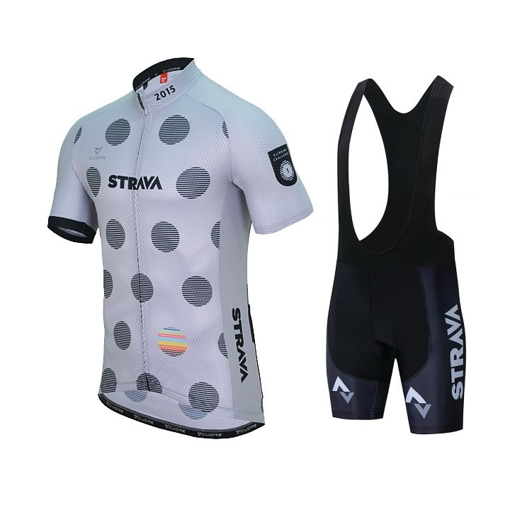 Conjunto de ciclismo corto Strava: comodidad y frescura para tus rutas