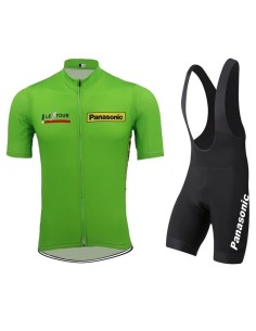 Conjunto corto de ciclismo Panasonic: comodidad y frescura para tus rutas