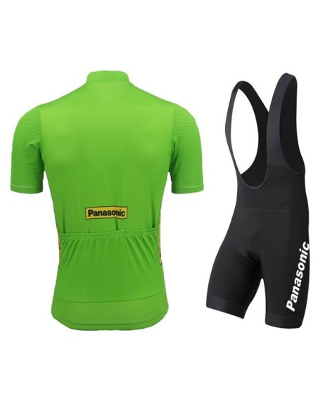 Conjunto corto de ciclismo Panasonic: comodidad y frescura para tus rutas