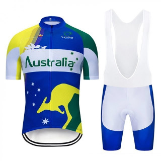 Equipación de ciclismo corta cómoda y fresca para el verano en Australia