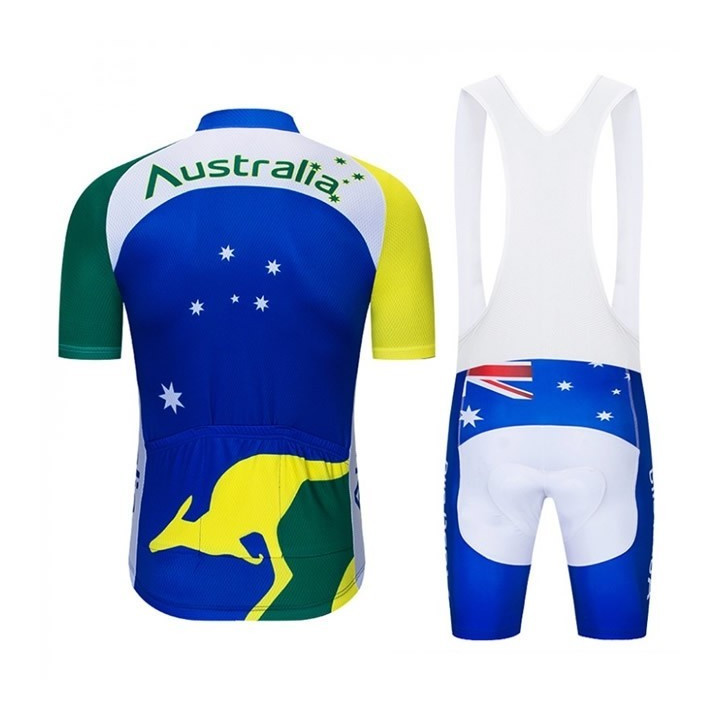 Equipación de ciclismo corta cómoda y fresca para el verano en Australia