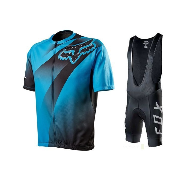 Conjunto corto de ciclismo Fox para sentirte cómodo y fresco en tus rutas