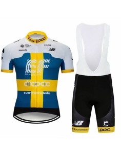 Conjunto corto de ciclismo EF Education First para disfrutar del verano en dos ruedas