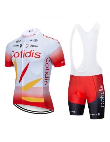 Conjunto corto de ciclismo Cofidis: comodidad y estilo para tus paseos