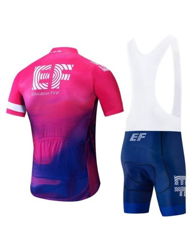 Conjunto corto de ciclismo EF Education First: comodidad y estilo para tus paseos de verano