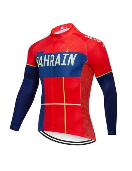 Maillot de ciclismo largo Bahrain Merida: comodidad y estilo para tus rutas
