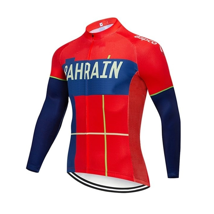 Maillot de ciclismo largo Bahrain Merida: comodidad y estilo para tus rutas