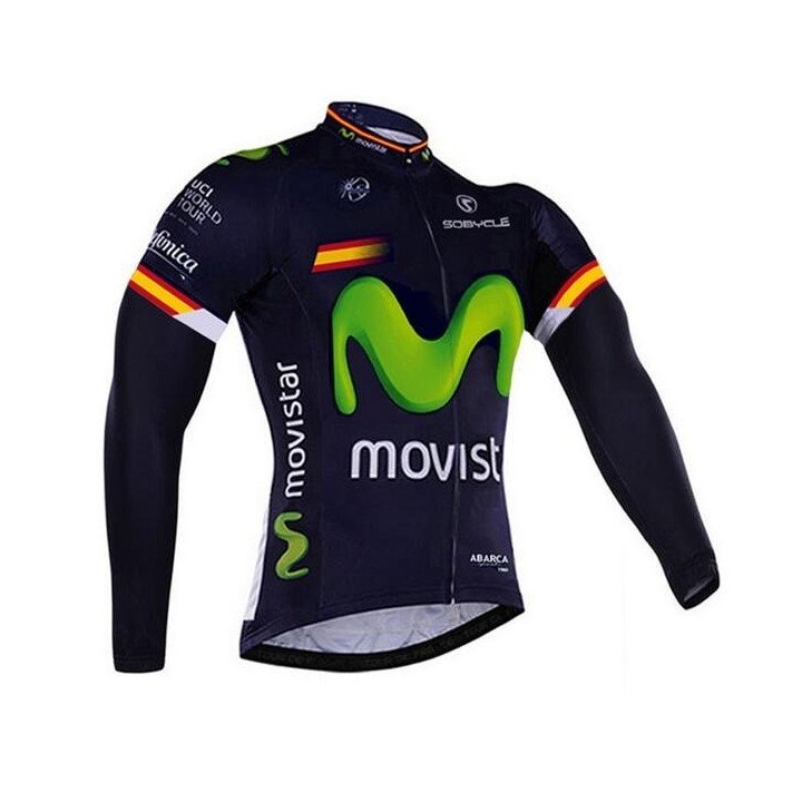 Maillot largo Movistar: comodidad y estilo para tus rutas en bici