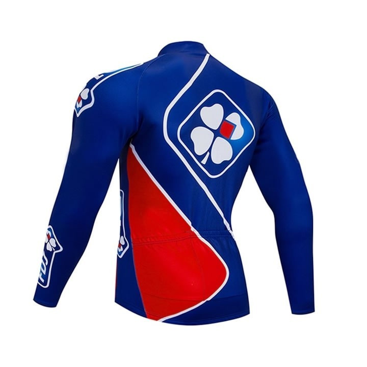 Maillot de ciclismo largo Groupama FDJ: comodidad y estilo para cada ruta