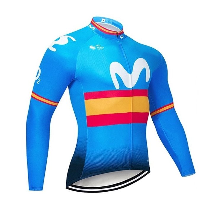 Maillot de ciclismo largo Movistar: comodidad y estilo para cada ruta