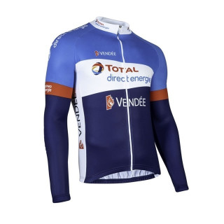 Maillot de ciclismo largo Direct Energie: comodidad y estilo para pedalear