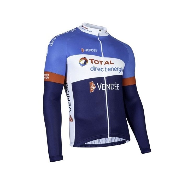 Maillot de ciclismo largo Direct Energie: comodidad y estilo para pedalear