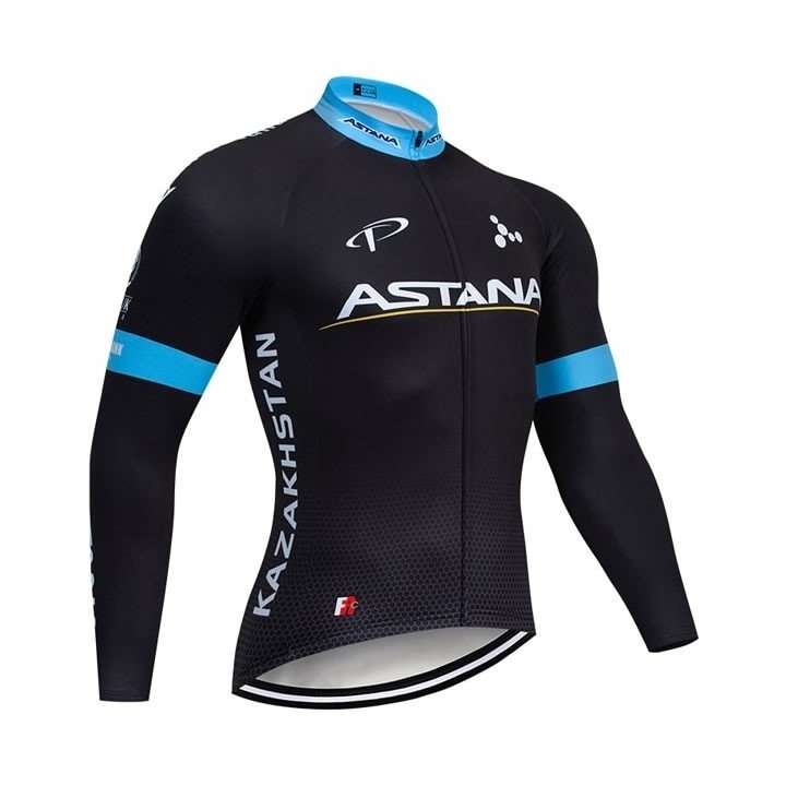 Maillot de ciclismo largo Astana: comodidad y estilo para tus rutas