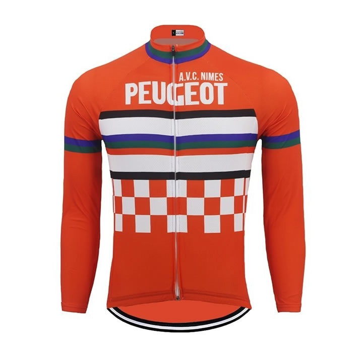Maillot ciclismo largo Peugeot: comodidad y estilo para tus rutas
