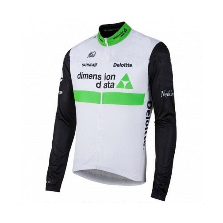 Maillot de ciclismo largo Dimension Data: comodidad y estilo para pedalear