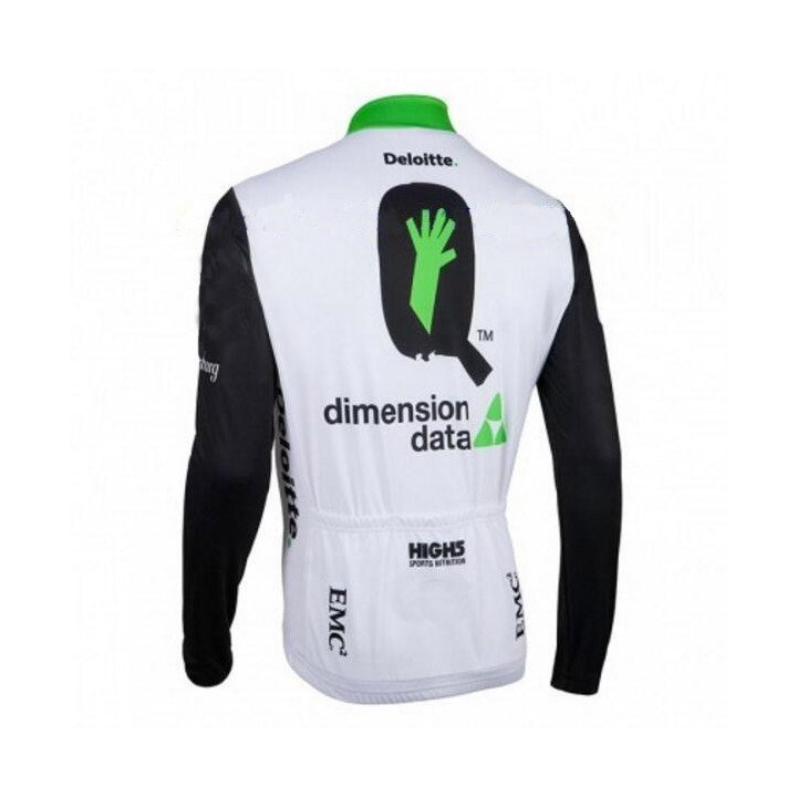 Maillot de ciclismo largo Dimension Data: comodidad y estilo para pedalear