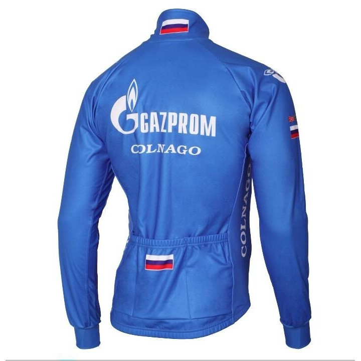 Maillot de ciclismo largo Gazprom: comodidad y estilo para tus rutas