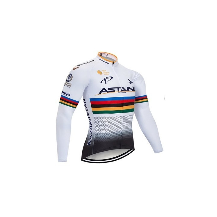 Maillot de ciclismo largo Astana: comodidad y estilo para tus rutas
