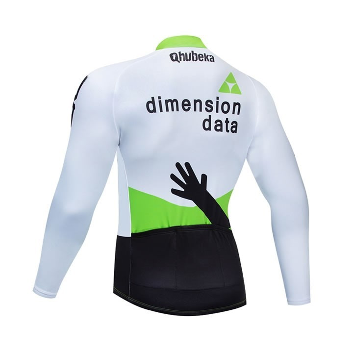 Maillot de ciclismo largo Dimension Data: comodidad y estilo para tus rutas