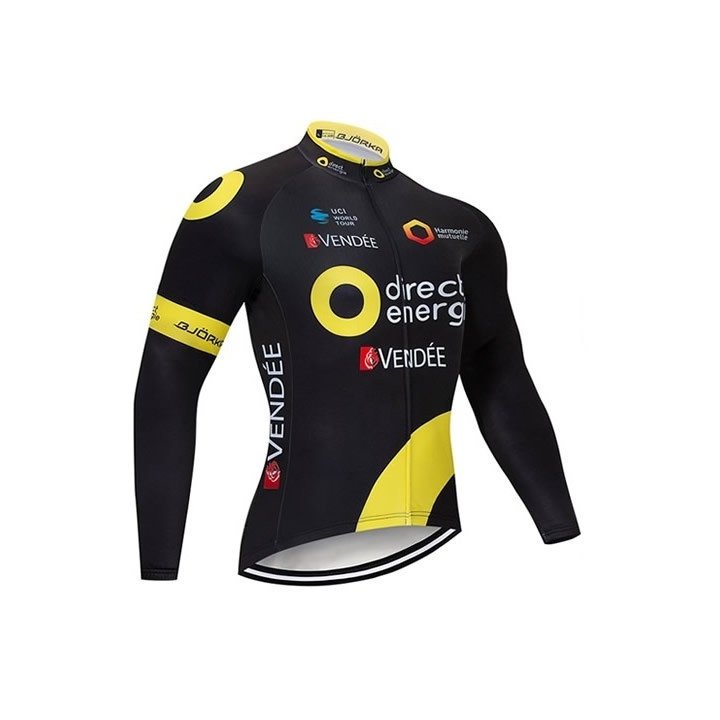 Maillot de ciclismo largo Direct Energie, comodidad y estilo para tus rutas
