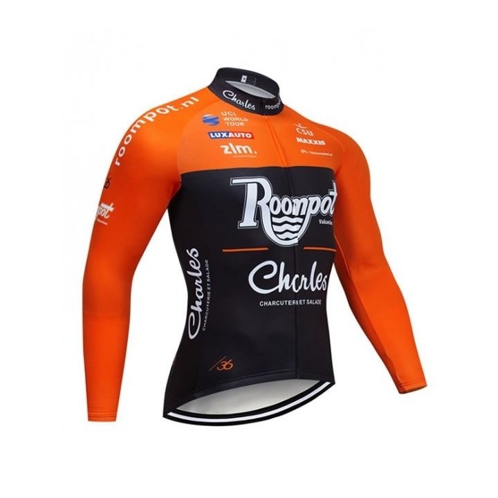 Maillot ciclismo largo Roompot: comodidad y estilo para tus rutas