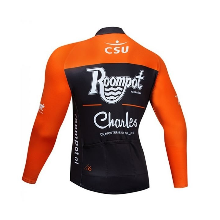 Maillot ciclismo largo Roompot: comodidad y estilo para tus rutas
