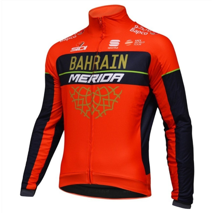 Maillot de ciclismo largo Bahrain Merida: comodidad y estilo para pedalear