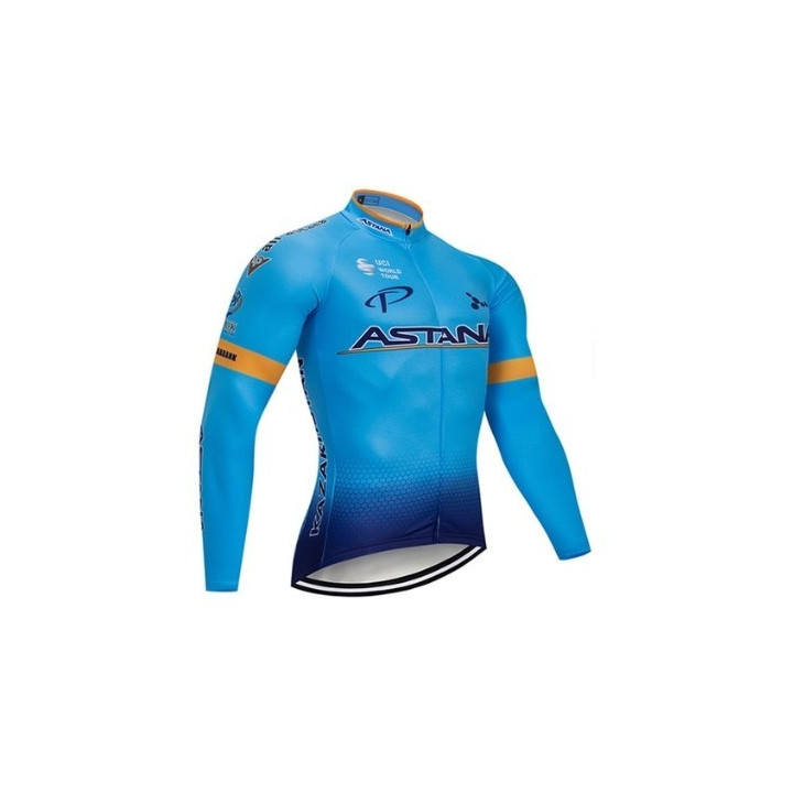 Maillot de ciclismo largo Astana: comodidad y estilo para tus rutas