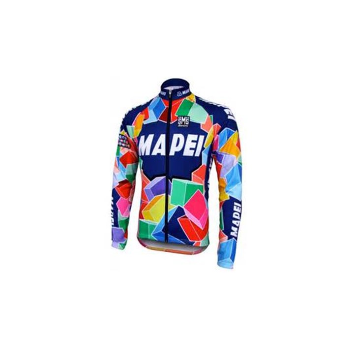Maillot de ciclismo largo Mapei: comodidad y estilo para pedalear con confianza