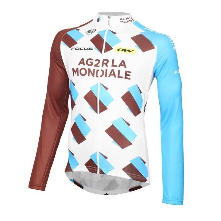 Maillot ciclismo largo Ag2r: comodidad y estilo para tus rutas en bici