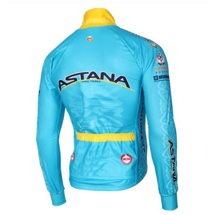 Maillot de ciclismo largo Astana, comodidad y estilo para tus rutas