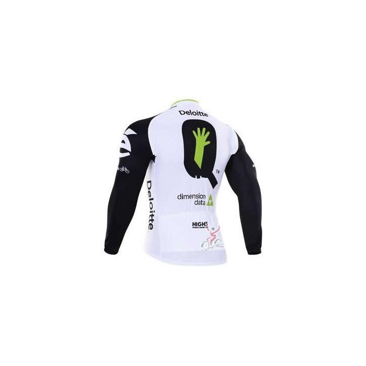 Maillot de ciclismo largo Dimension Data: comodidad y estilo para tus rutas